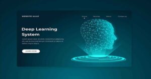 Technological advancements in the 21st century showcasing robots, autonomous vehicles, and deep learning systems. 